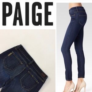 Paige Skyline Skinny Twilight Jeans Size 25
